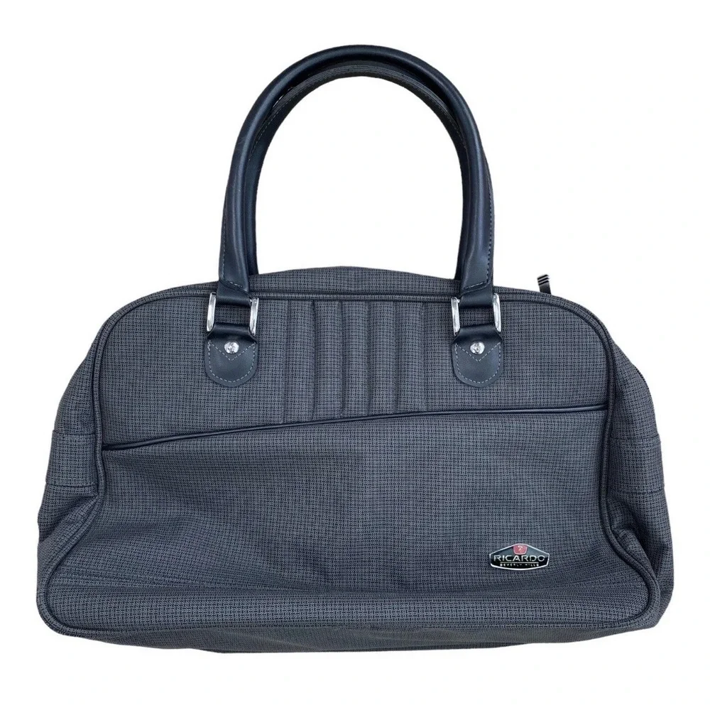 RICARDO Beverly Hills‎ Carry-On Suitcase Satchel Bag Weekender Travel Dark Gray